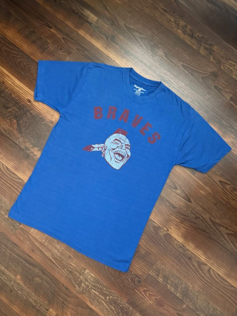 MLB Atlanta Braves Vintage-Style "Chief Noc-A-Homa" T-Shirt - Picture 3 of 7